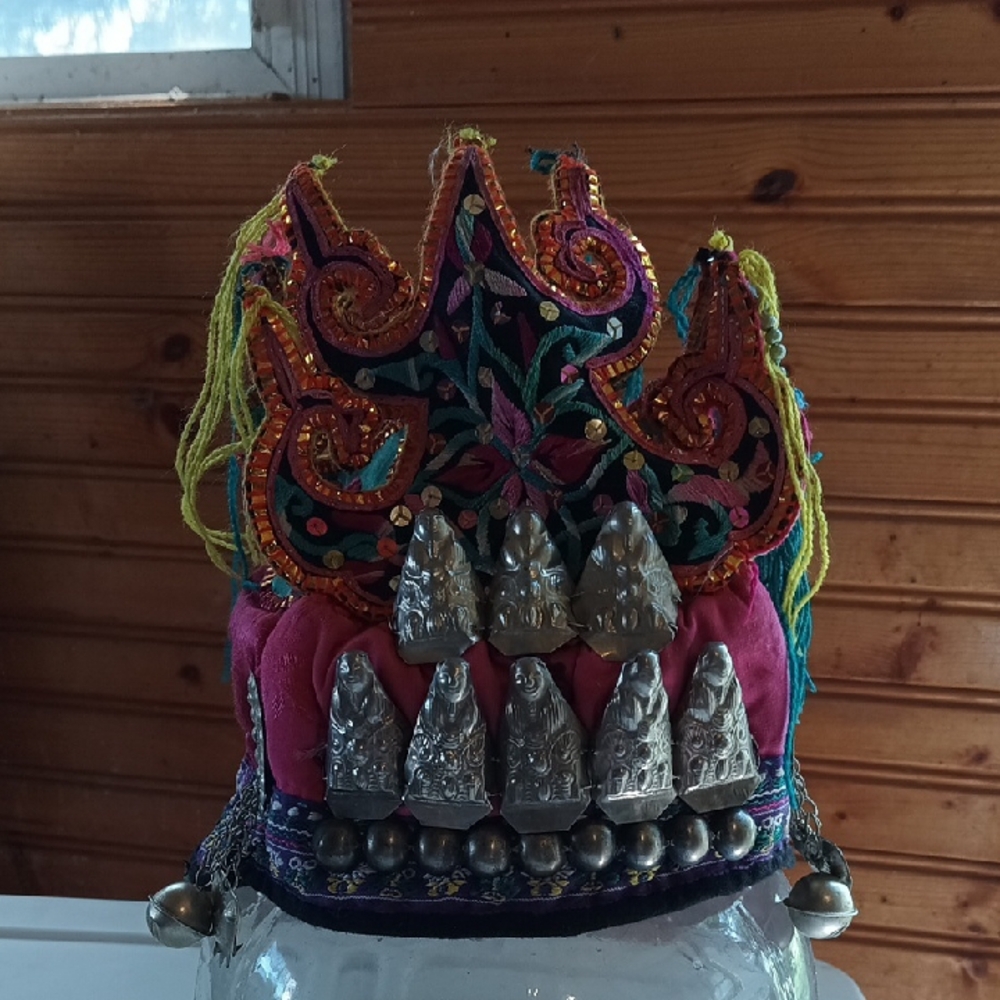 Colorful Embroidered Home Accent Crown
